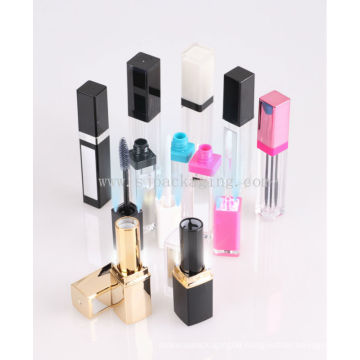 empty LED lipstick packaging luxury LED gloss tube led cosmetic packaging